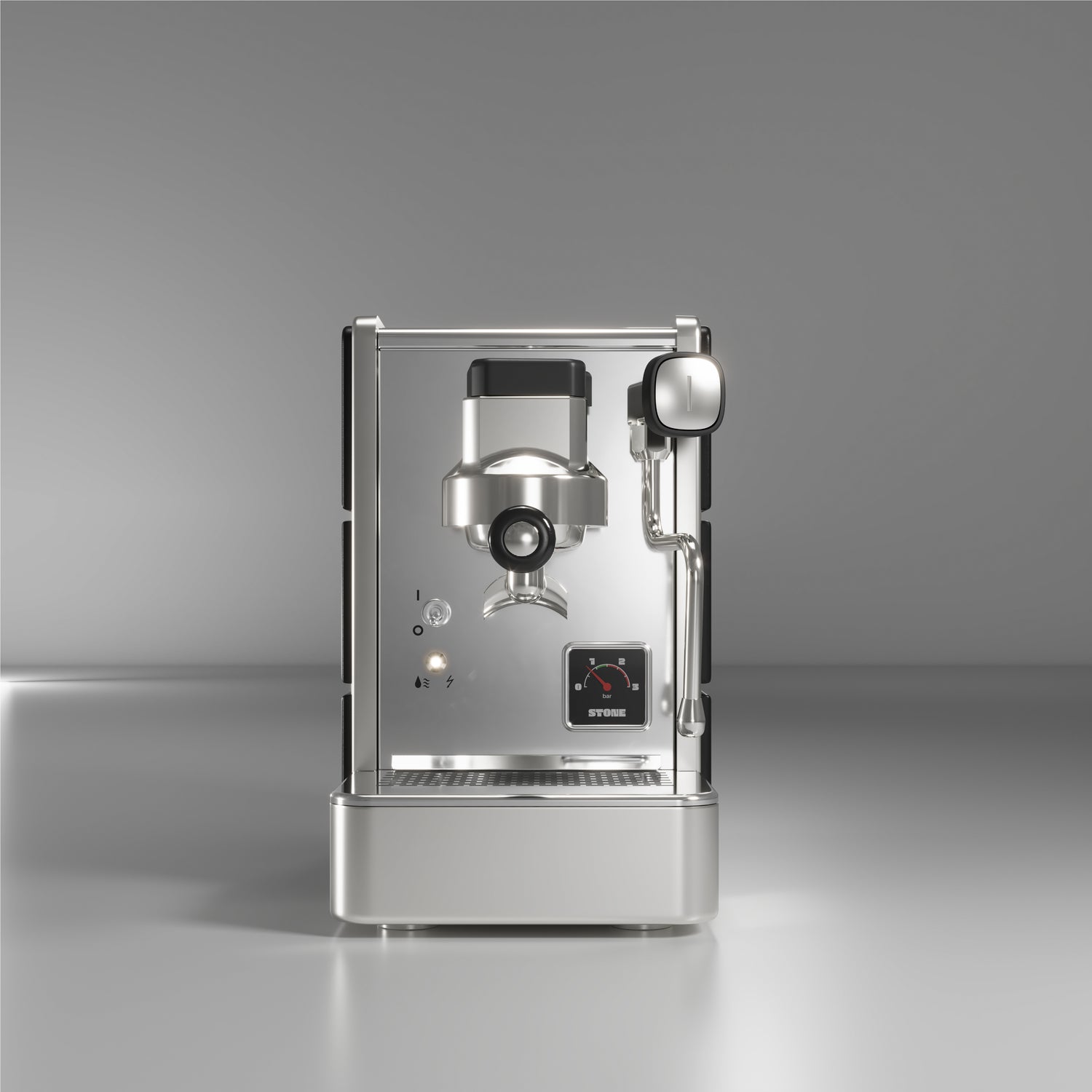 Stone Espresso machine - Satin Black - UK PROespresso approved STONE dealer