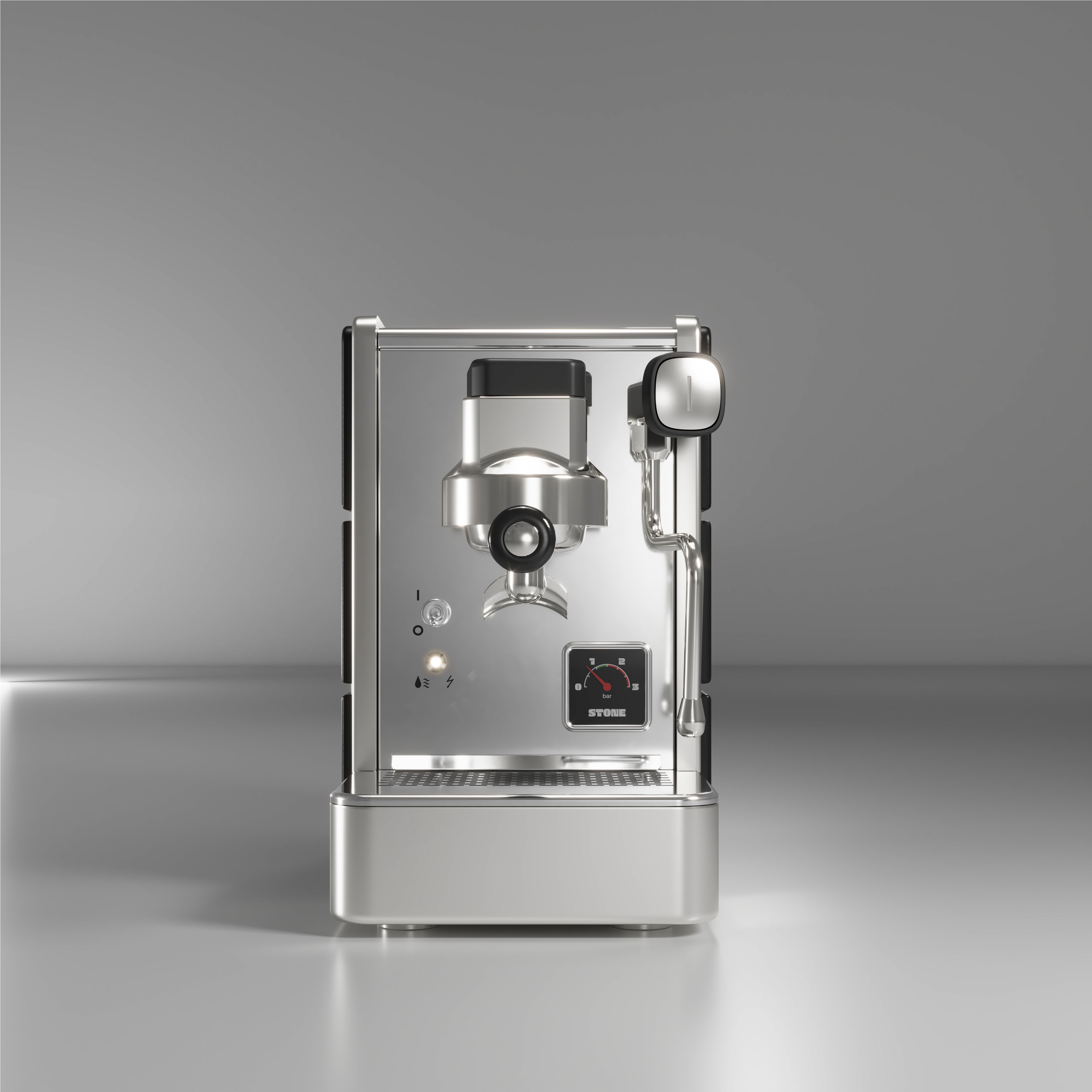 Stone Espresso machine - Satin Black - UK PROespresso approved STONE dealer