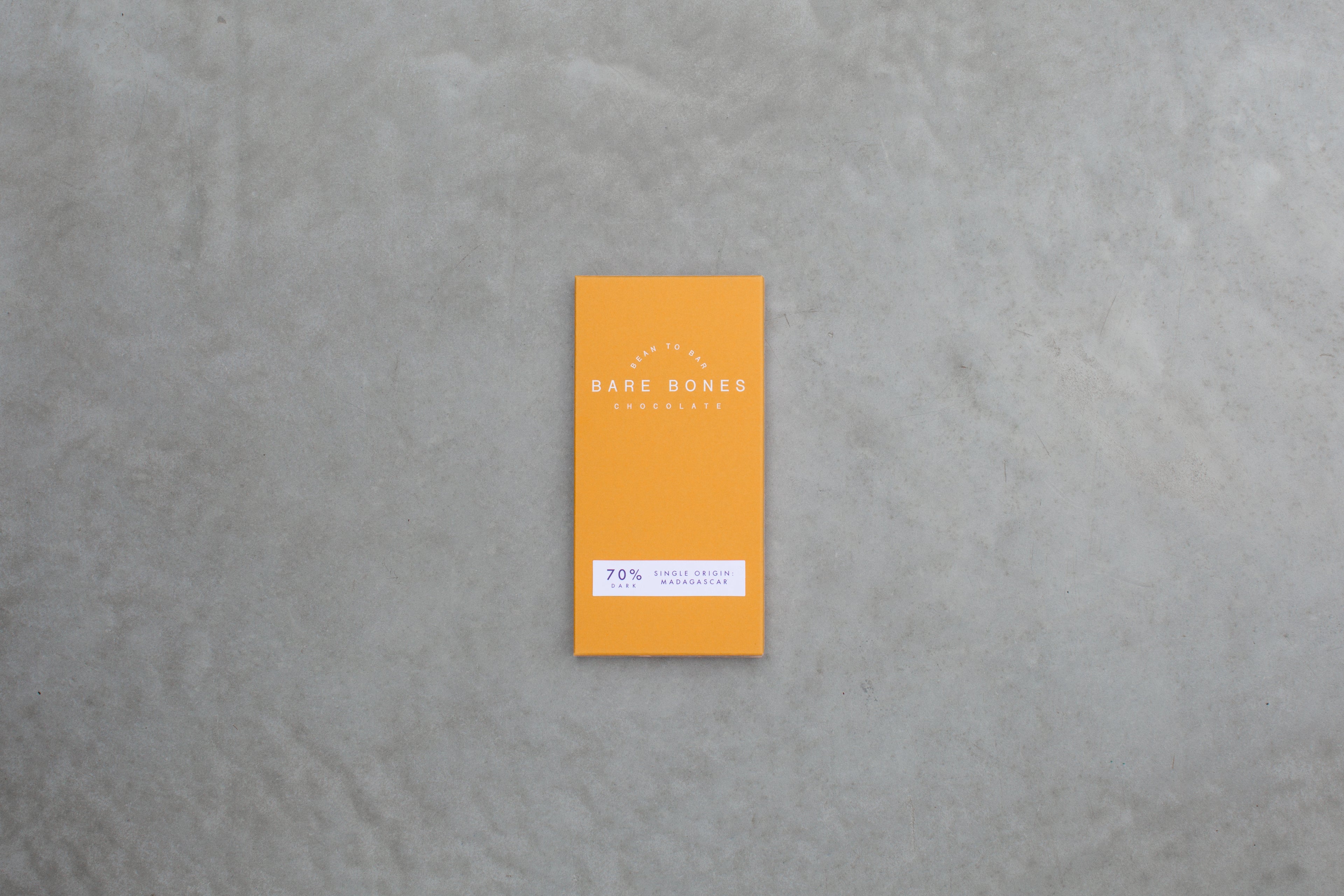 Bare Bones 70% Madagascar Dark Chocolate
