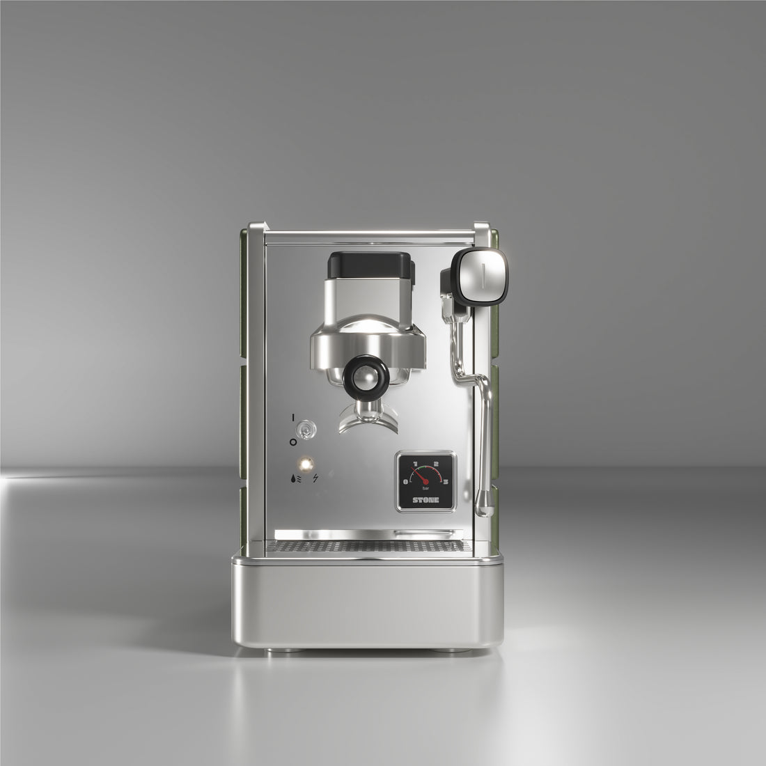 Stone Espresso machine - Mine Satin Green - UK PROespresso approved STONE dealer